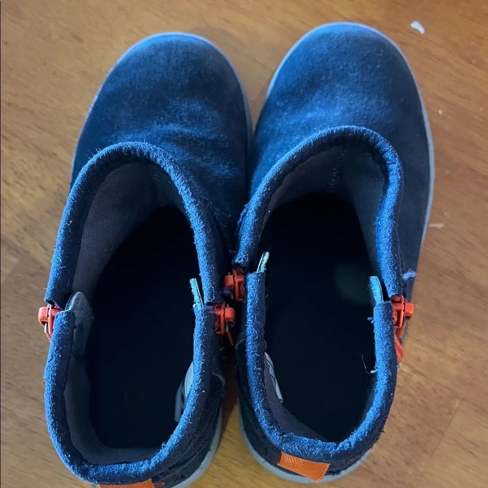 Uggs Zippered Black Gray Orange K Adler Sneaker Bootie Size 13